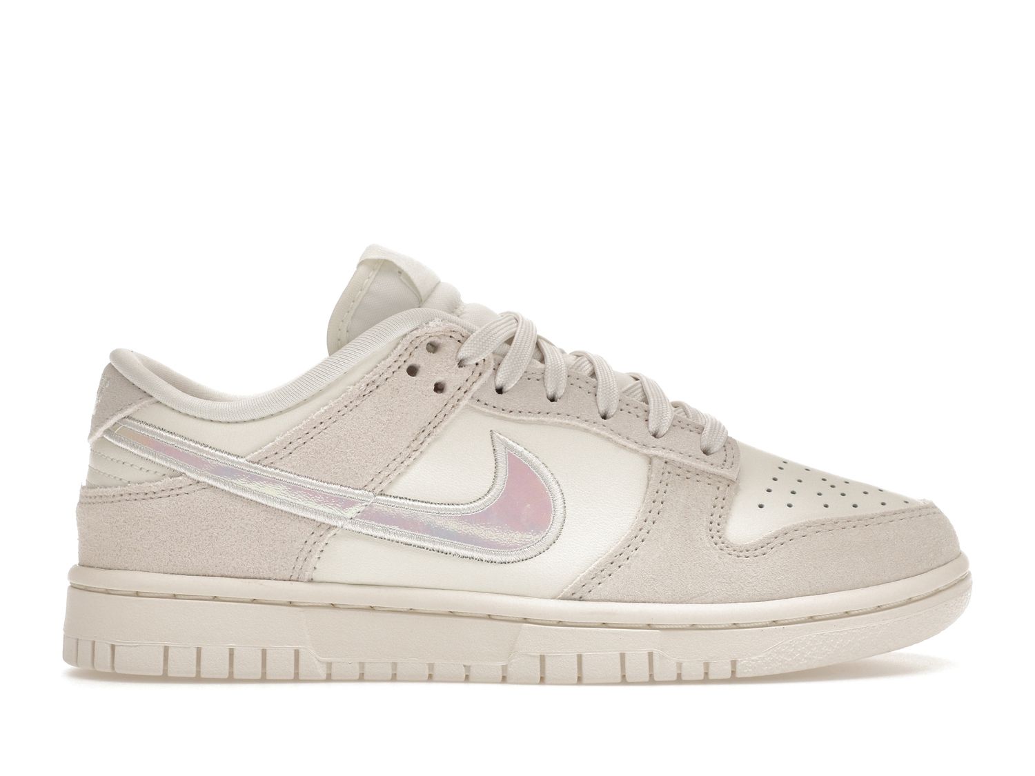 Nike Dunk Low Sail Iridescent Swoosh