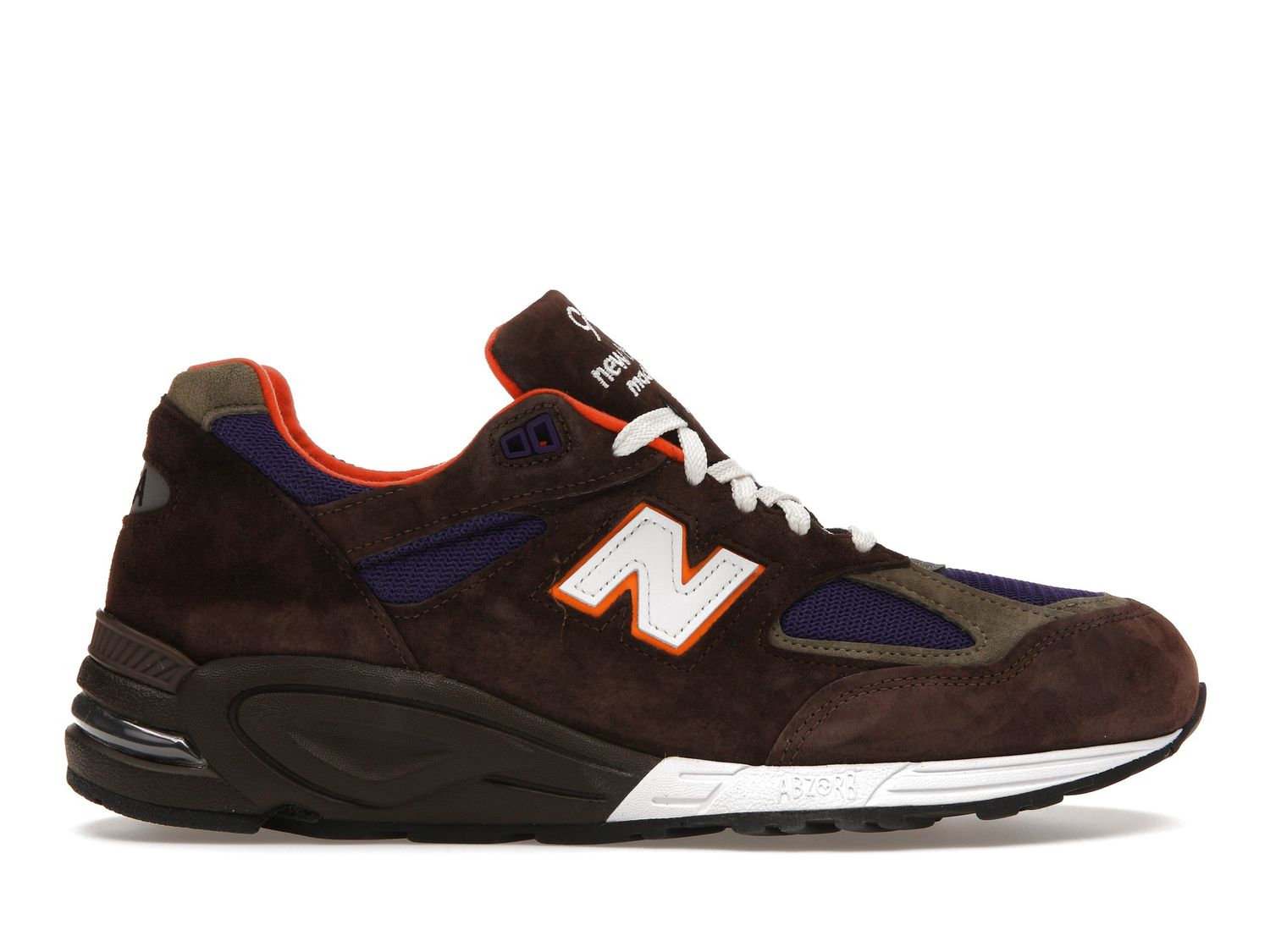 New Balance 990v2 MiUSA Brown Purple