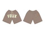 Beige Felix Shorts