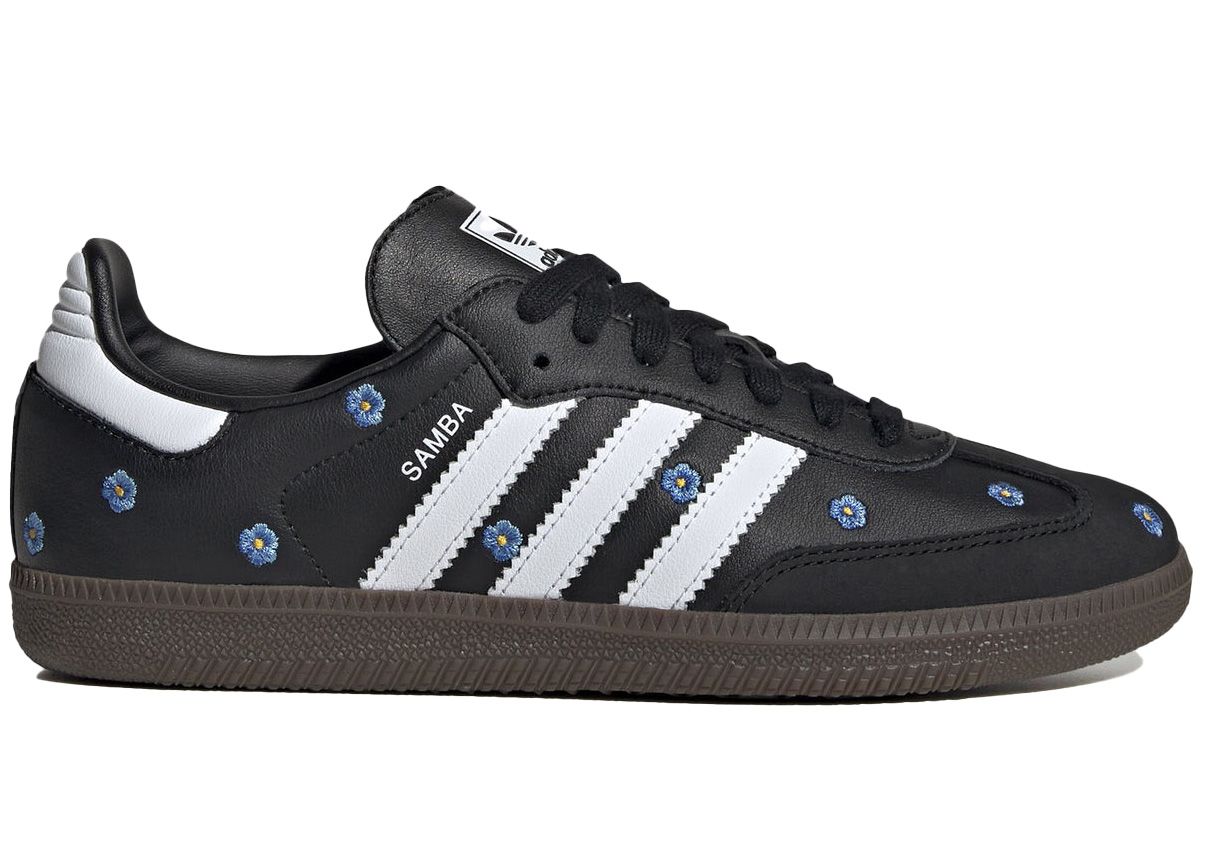 adidas Samba Light Blue Floral Core Black