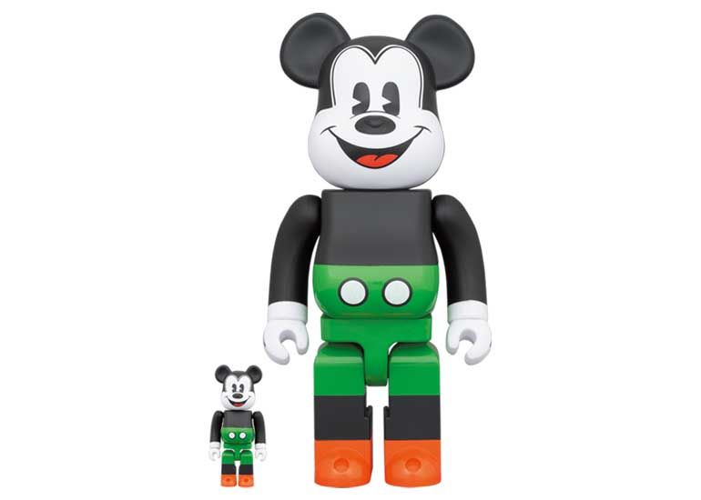 Bearbrick Disney Mickey Mouse 1930s Poster 100% &amp; 400% Set