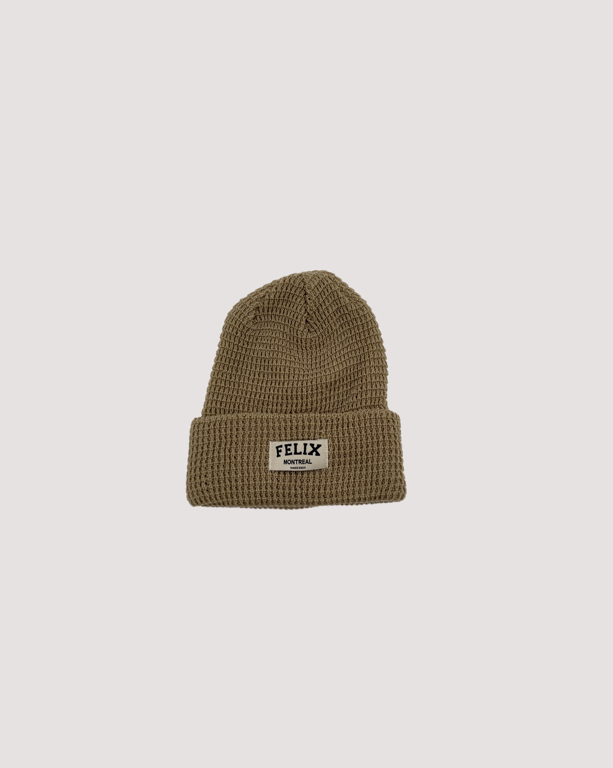 Waffle Beanie FW24, Colour: Beige