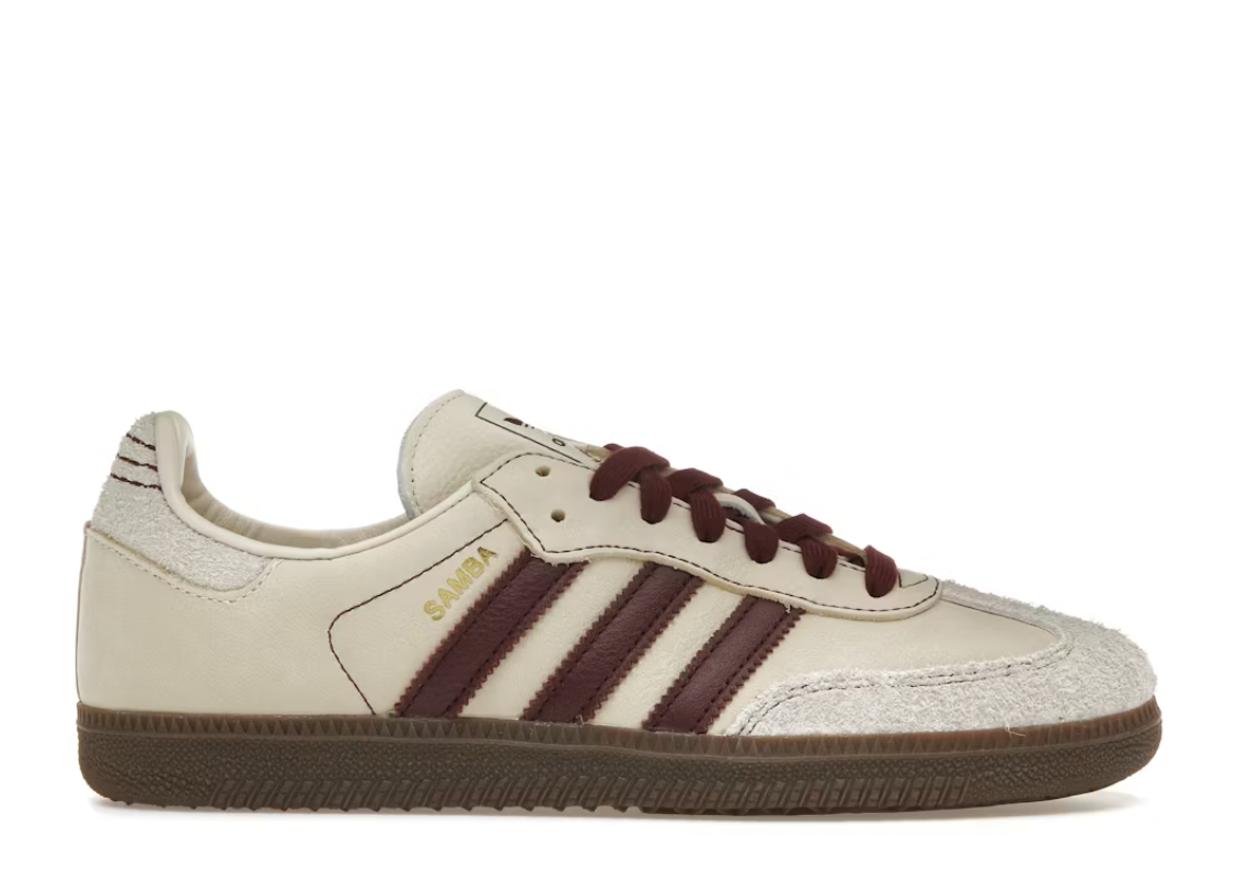 adidas Samba OG Wonder White Maroon