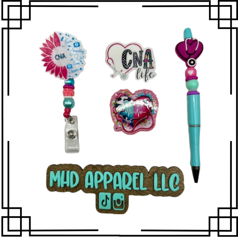 CNA Life Badge Reel &amp; Pen Set