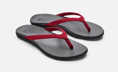 Olukai Ho&#39;opio Womens Thong - Red Dahlia