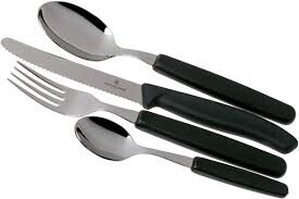 Victorinox Classic Cutlery Black Single Piece Range