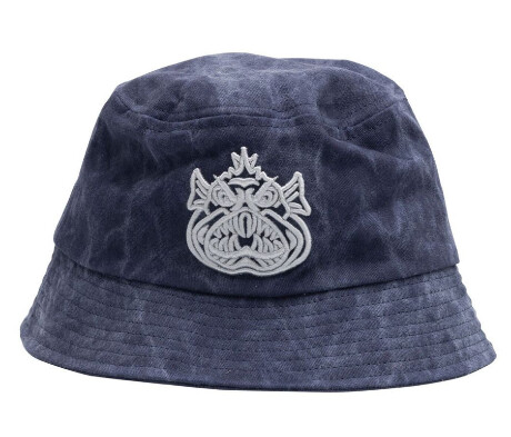 Ugly Fish Bucket Hat, Size: XSmall Blue/White Logo