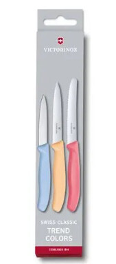 Victorinox Classic Trend Colours Paring Knife Set - 3 Piece