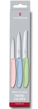 Victorinox Classic Trend Pastel Paring Knife Set - 3 Piece