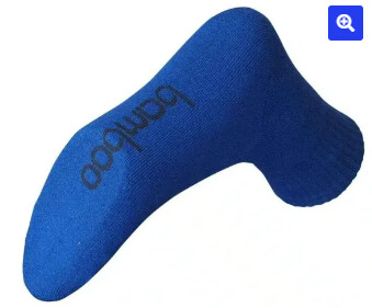 Bamboo Textiles Crew Sock, Color: Blue M10-14