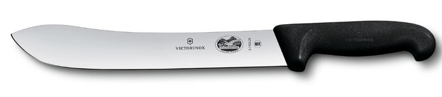 Victorinox Professional Butchers Knife Range, Title: Butchers 15cm Heavy Stiff Blade - Fibrox Black