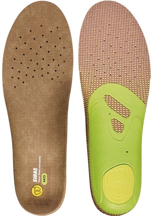Sidas 3feet Outdoor Insoles - Mid, Size: Small