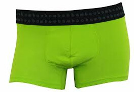 Bamboo Textiles Mens Trunk Range, Colour: Lime, Size: Small