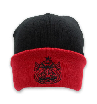 Ugly Fish Beanie, Color: Black/Red