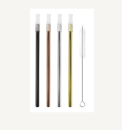 Avanti Reusable Straw Range, Item: Cocktail Straws 4pk