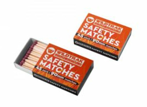 Wildtrak Jumbo Safety Matches, Style: Safety Matches - 45PK