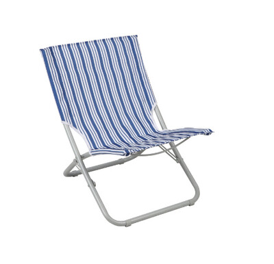 Supex Beach Chair - Blue White Stripe