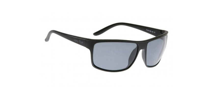 Ugly Fish Basic Uglys Sunglasses Range, Frame/Lens: P1016 Matt Black/Smoke