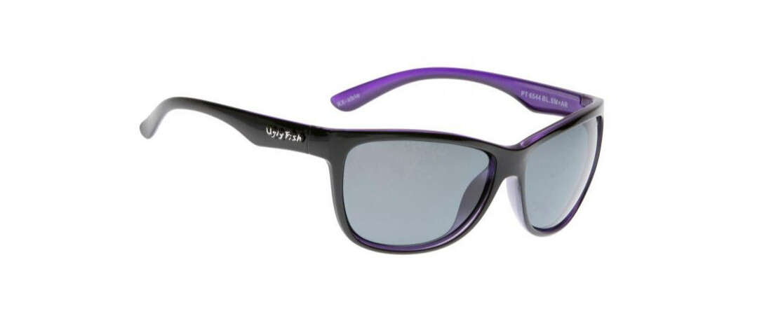 Ugly Fish TAC TR-90 Sunglasses Range, Frame/Lens: PT6544 Black/Smoke