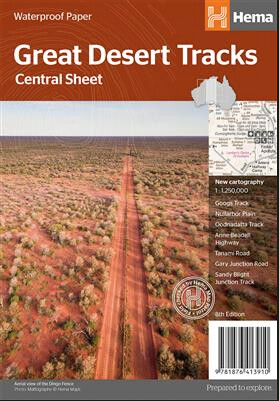 Hema Great Desert Tracks Range, Size: Central Sheet