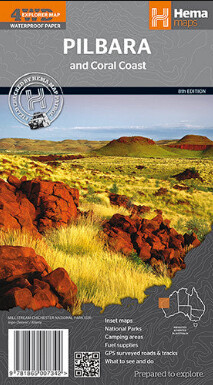Hema Pilbara and Coral Coast - Iconic Map