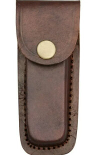 Vertical Leather Pocket Knife Pouch Range, Size: Brown Leather Pouch 110mm