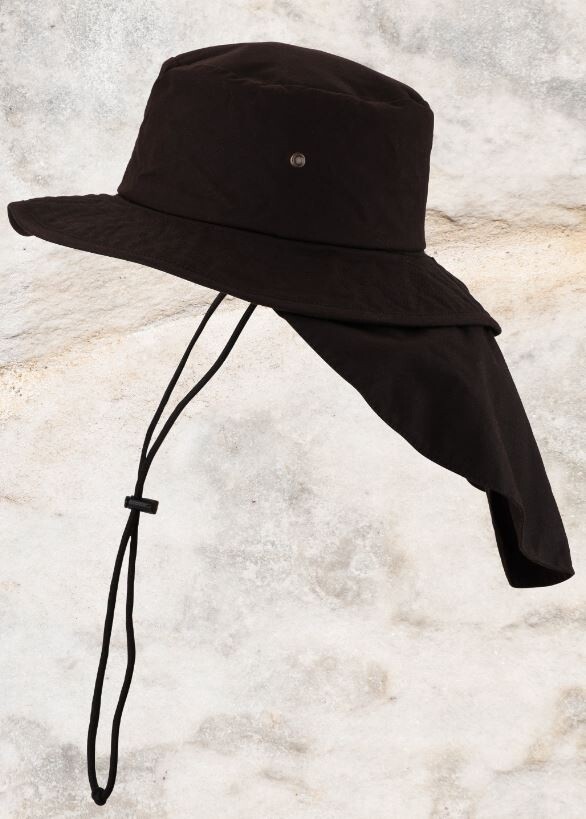 Burke &amp; Wills- Flinders With Flap Hat, Size: S/M Brown