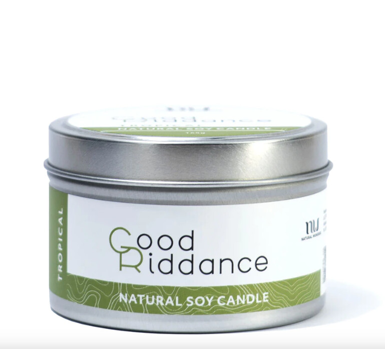 Good Riddance Insect Repellant Range, Title: Tropical Soy Candle - 40hr