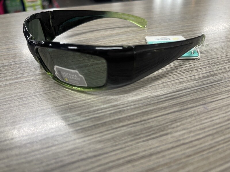 Cancer Council Sunglasses - Kids, Style: Shark, Colour: Black/Green