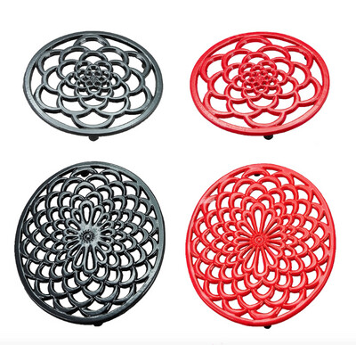 Enamel Coated Cast Iron Trivet