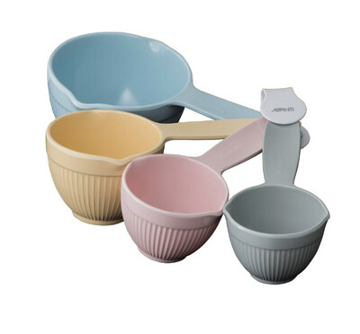 Avanti Ribbed Measuring Cups or Spoons - Pastel