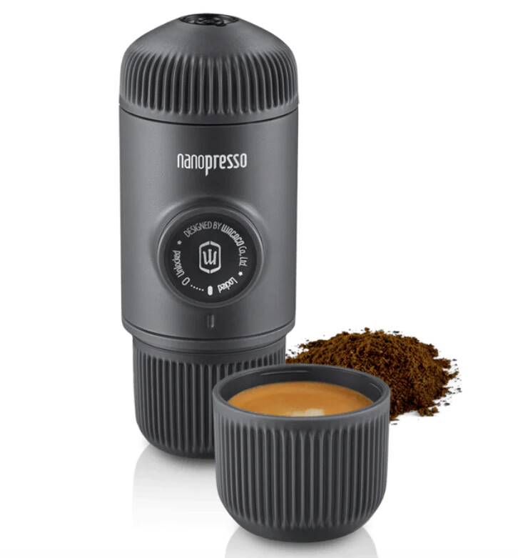 Wacaco Nanopresso Elements Portable Espresso Machine, Color: Black