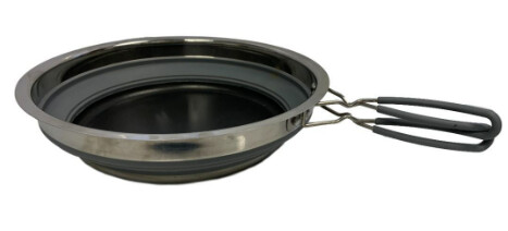 Supex Collapsible Pan Range, Size: Frypan - Grey