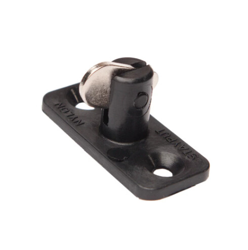 Assorted T Toggle With Metal Flipper, Style: Single Horizontal, Color: Black Nylon