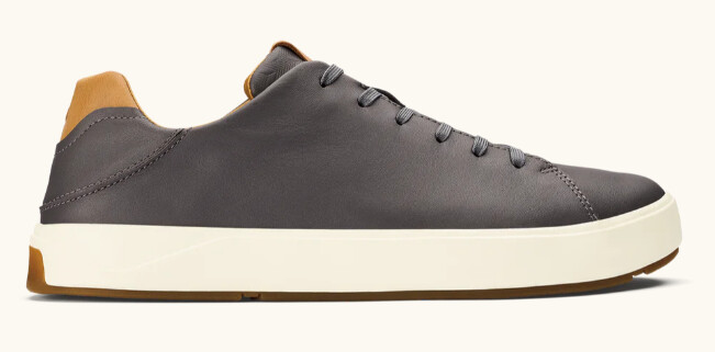 Olukai Lae&#39; Ahi Li &#39;ILI Leather Sandshoes, Size: US/11, Color: Stone