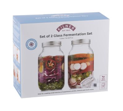 Kilner 1L Fermentation Jars - Set of 2