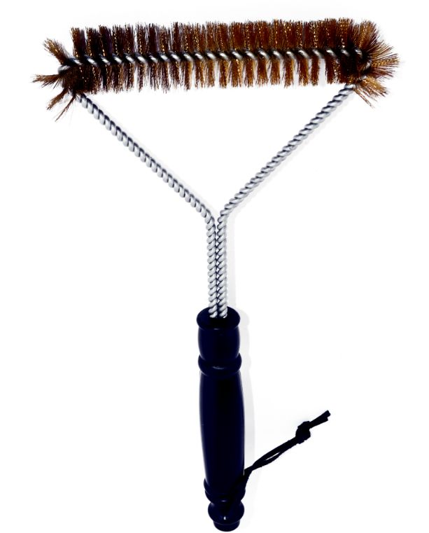 Large Brass Bristle BBQ Brush