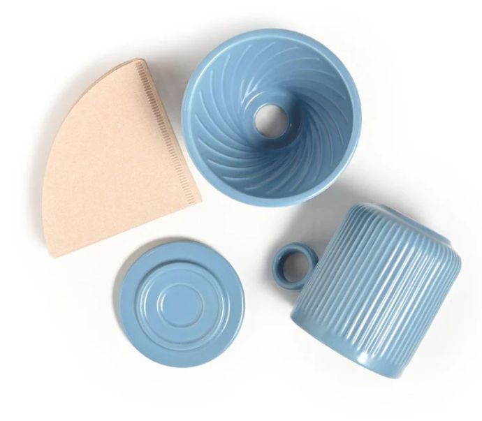Coffee Culture Pour Over Coffee Sets, Color: Blue