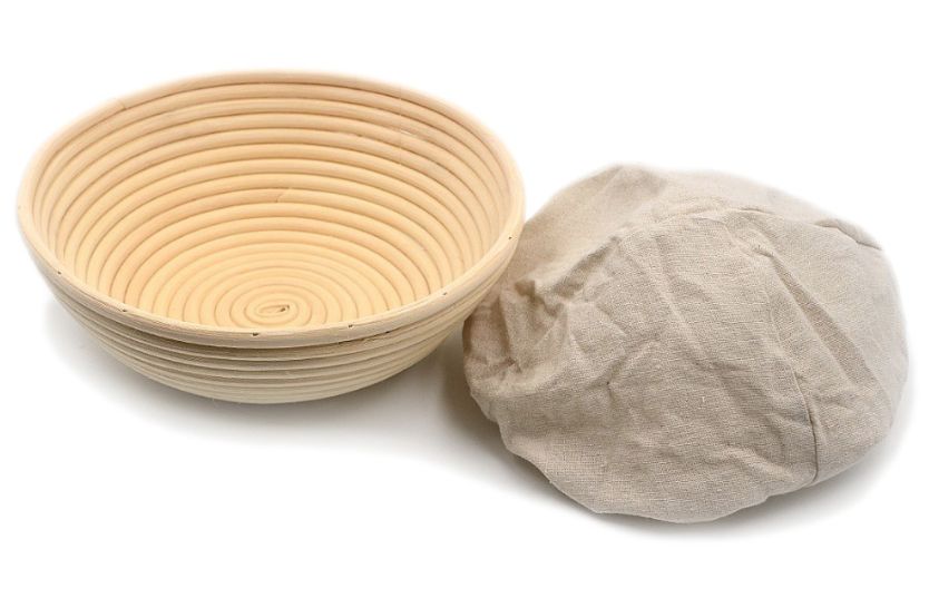 Brunswick Bakers Banneton Basket Range, Size: Round 25cm w/ Liner