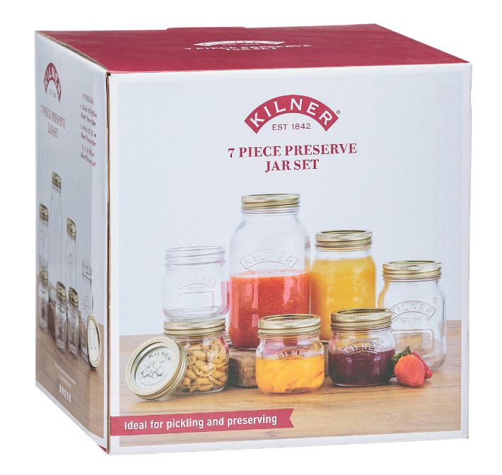 Kilner Preserve 7 Piece Jar Set