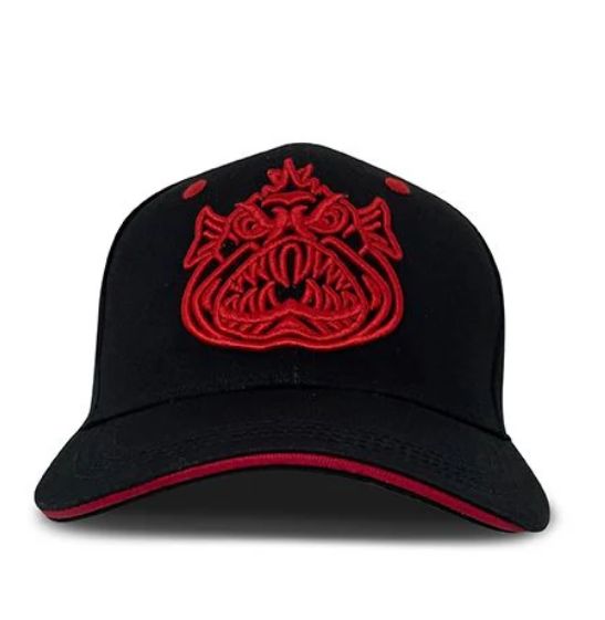 Ugly Fish Cap, Color: Black/Red