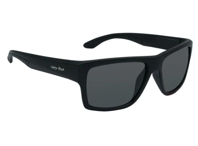 Ugly Fish Recycled Fishing Net Sunglasses, Color &amp; Style: PFN210  - Matt Black/Smoke