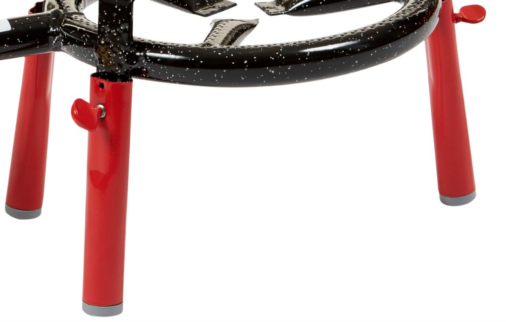 Garcima Gas Burner Accessories, Style: Tabletop Red Legs