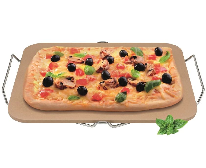Avanti Rectangular Pizza Stone with Rack