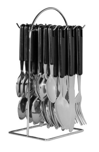 Avanti Hanging Cutlery Set, Colour: Black