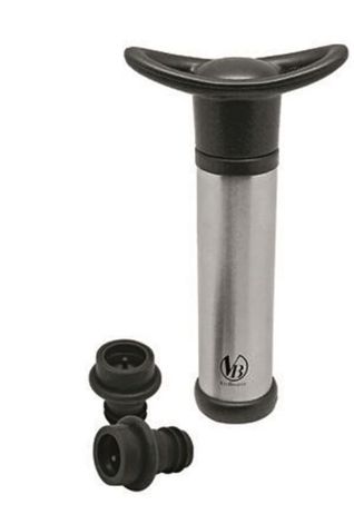 Vin Bouquet Vacuum Wine Pump &amp; Stoppers, Style: Vacuum Pump &amp; Stoppers