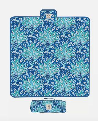 Good Vibes Picnic Mat Range, Title: Peacock