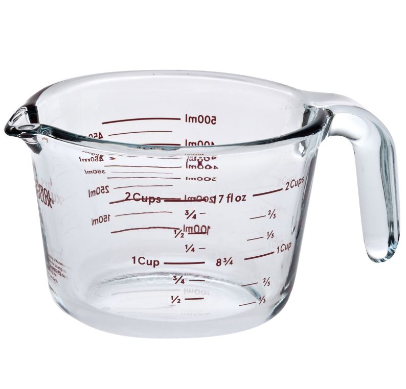 Pyrolux Glass Measuring Jug Range, Size: 500ml