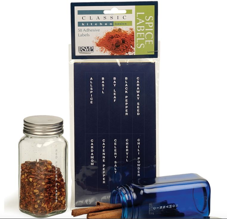RSVP Spice Labels Vertical