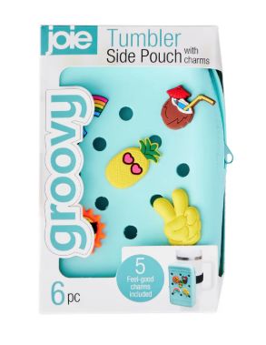 Joie Groovy Tumbler Side Pouch With Charms